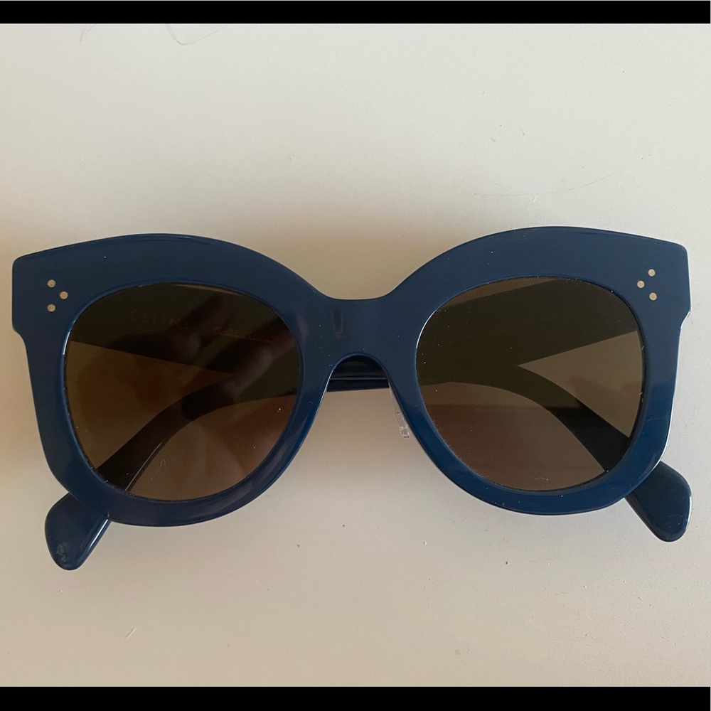 Blue Celine Chris Sunglasses